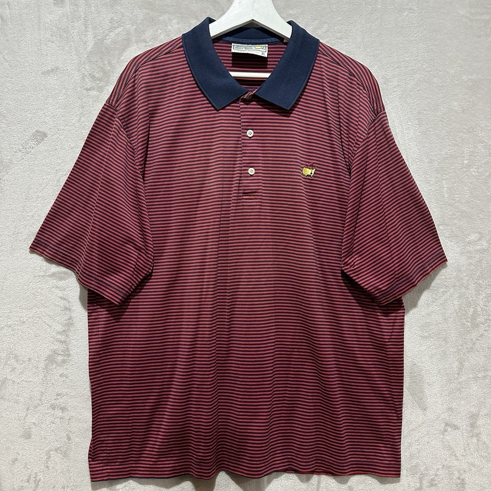 Vintage Augusta National Golf Shop Masters Golf Polo Shirt Men's XL Short Sleeve